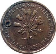 1 Sou Belleville - 18 cherry leaves / no shamrocks obverse image
