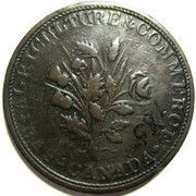 1 Sou Belleville - 18 cherry leaves / 1 shamrock obverse image