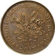Sou Birmingham - 39 laurel leaves / 3 shamrocks / French Obv. obverse image