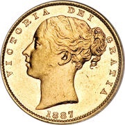 1 Sovereign - Victoria obverse image