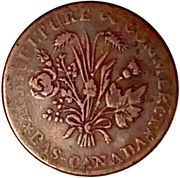 1 Sou Banque du Peuple - Sou of the Rebellion obverse image