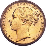 1 Sovereign - Victoria obverse image