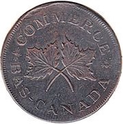 ½ Penny - J. Roy Montreal token obverse image
