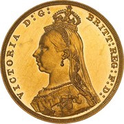 1 Sovereign - Victoria obverse image