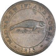 1 Penny Magdalen island - Sir Isaac Coffin, 1st. Baronet obverse image