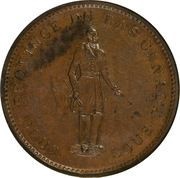 1 Penny / 2 Sous Quebec Bank obverse image