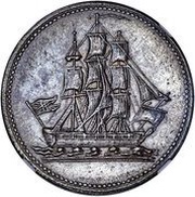 ½ Penny Token obverse image