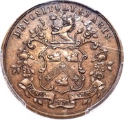 ½ Penny Currency F. McDermott obverse image