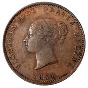 ½ Penny Currency - Victoria obverse image