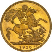 1 Sovereign - Edward VII, Australia, 1902-1910 reverse image