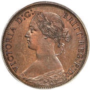 ½ Cent - Victoria obverse image
