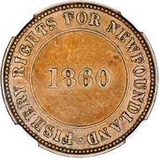 ½ Penny - Responsible Government and Free Trade obverse image