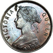 1 Cent - Victoria Pattern obverse image
