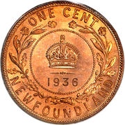1 Cent - George V, Canada, 1913-1936 reverse image