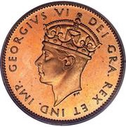 1 Cent - George VI obverse image