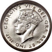 5 Cents - George VI obverse image