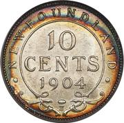 10 Cents - Edward VII, Canada, 1903-1904 reverse image