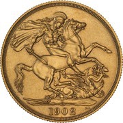 2 Pounds - Edward VII Coronation, Australia, 1902 reverse image