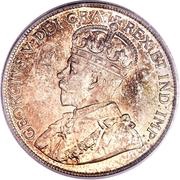 50 Cents - George V obverse image