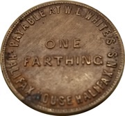 1 Farthing W.L. White's Halifax House obverse image