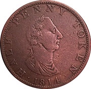 ½ Penny payable by Carritt and Alport obverse image