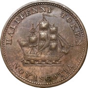 ½ Penny Starr and Shannon, Canada, 1815 reverse image