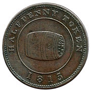½ Penny Payable by Miles W. White obverse image
