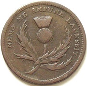 ½ Penny - John Brown, Halifax obverse image