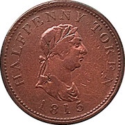 ½ Penny - Halifax obverse image