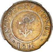 ½ Penny Token obverse image