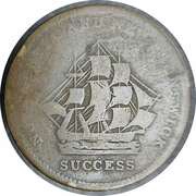 ½ Penny Token Nova Scotia and New Brunswick obverse image