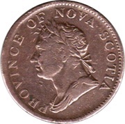 ½ Penny - George IV obverse image