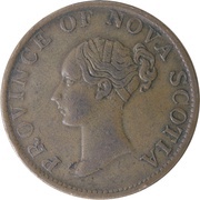 ½ Penny - Victoria obverse image