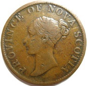 ½ Penny - Victoria obverse image