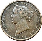 ½ Penny - Victoria obverse image