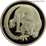 1 Cent - Elizabeth II 3rd Portrait - Masterpieces in Silver Proof reverse image