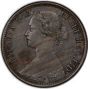 ½ Cent - Victoria obverse image