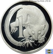 1 Cent - Elizabeth II 2nd Portrait - Fine Silver Proof reverse image