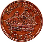 ½ Penny Fisheries and Agriculture obverse image
