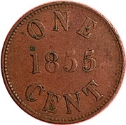1 Cent Fisheries and Agriculture obverse image