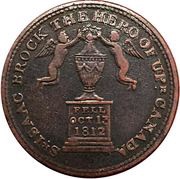 ½ Penny Sir Issac Brock obverse image