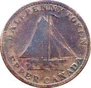 ½ Penny Sloop Token - To Facilitate Trade obverse image