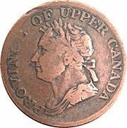½ Penny - George IV obverse image