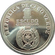 1 Escudo Independence; Silver obverse image