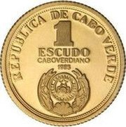 1 Escudo Independence; Gold obverse image