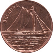 5 Escudos Sailing boat "Belmira" reverse image
