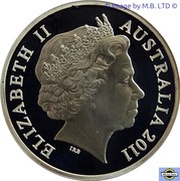 1 Cent - Elizabeth II 4th Portrait - Silver Proof Issue obverse image