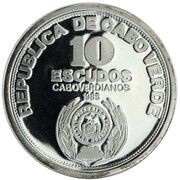 10 Escudos Independence; Silver obverse image