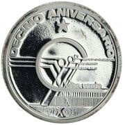 10 Escudos Independence; Silver, Cape Verde, 1985 reverse image