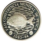50 Escudos FAO; Silver Piedfort reverse image